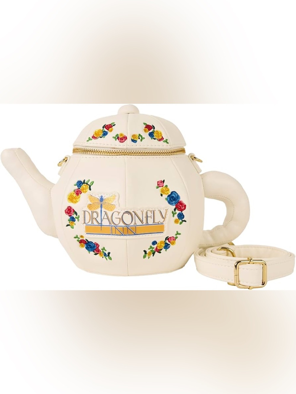 NWT Loungefly White Floral Gilmore Girls Teapot Crossbody Bag